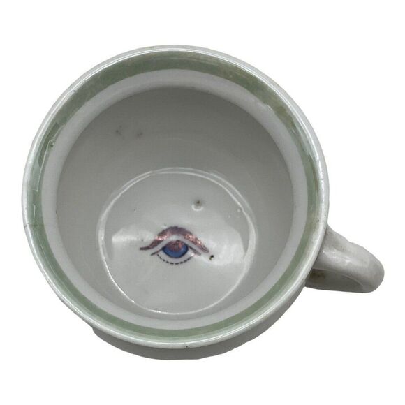 Vintage Miniature Cup Mug Eye Inside Just What the Doctor Ordered Germany - Picture 1 of 10